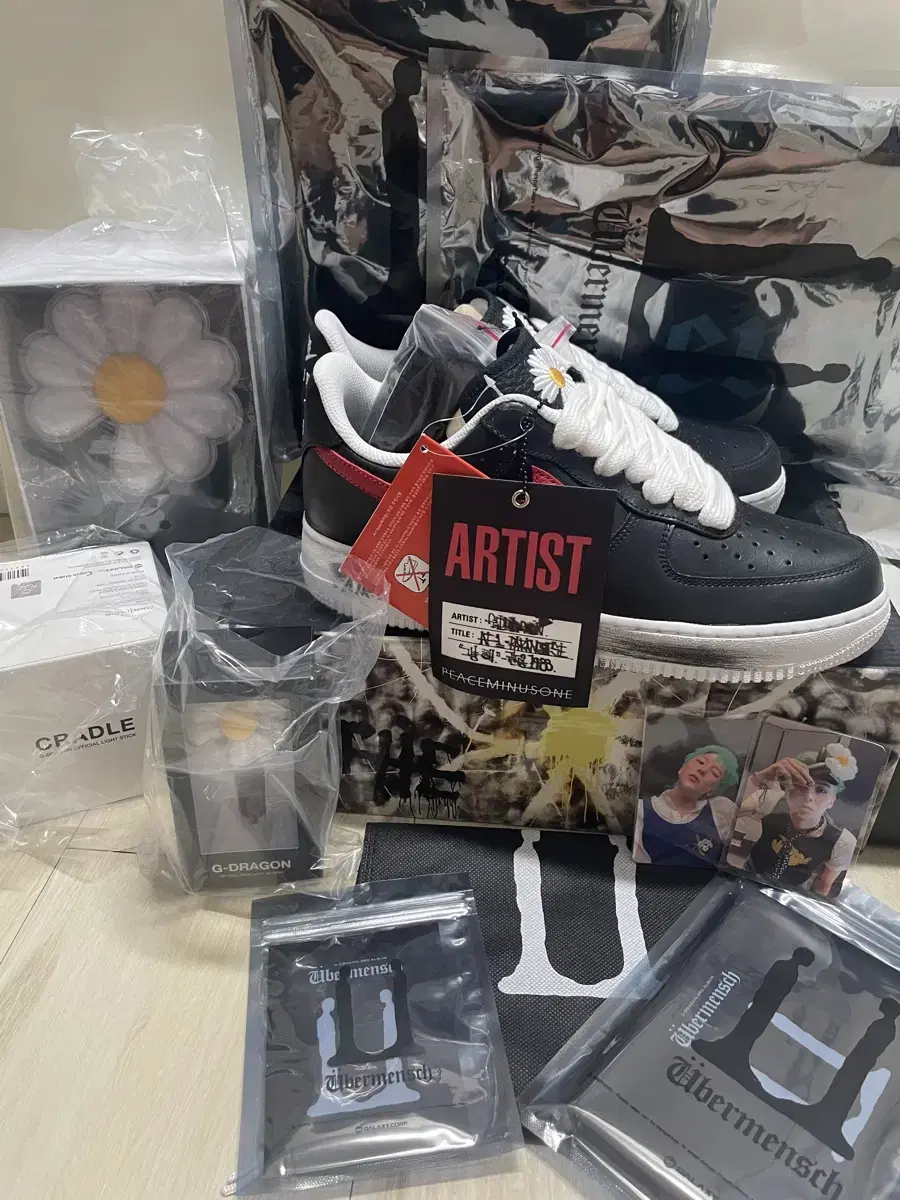 Nike Phy Minus One Force Paranoid+G-Dragon GD lightstick Goods