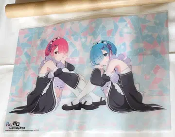 리제로 3기 블루레이/DVD 조기 예약 특전 A3 클리어 포스터