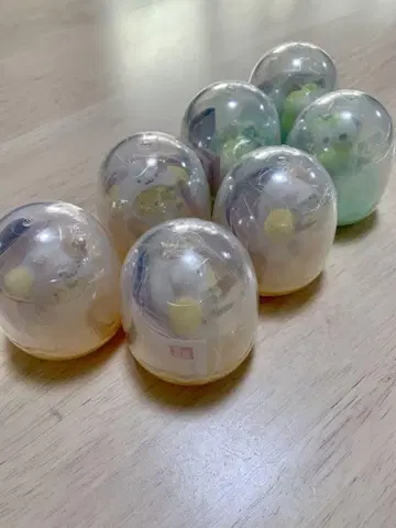 산리오, 폼폼푸딩, 케로케로펫, 가챠가챠 7점, 젬리스.