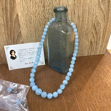 Tar Tar 아쿠아 마린 목걸이 및 귀찌