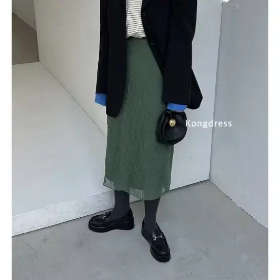 FACADE PATTERN ♥ Summer Wool Flare Skirt /追跡付 Façade pattern Melange wool flare skirt xs on Bunjang Global
