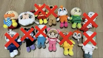 호빵맨 봉제 인형 세트