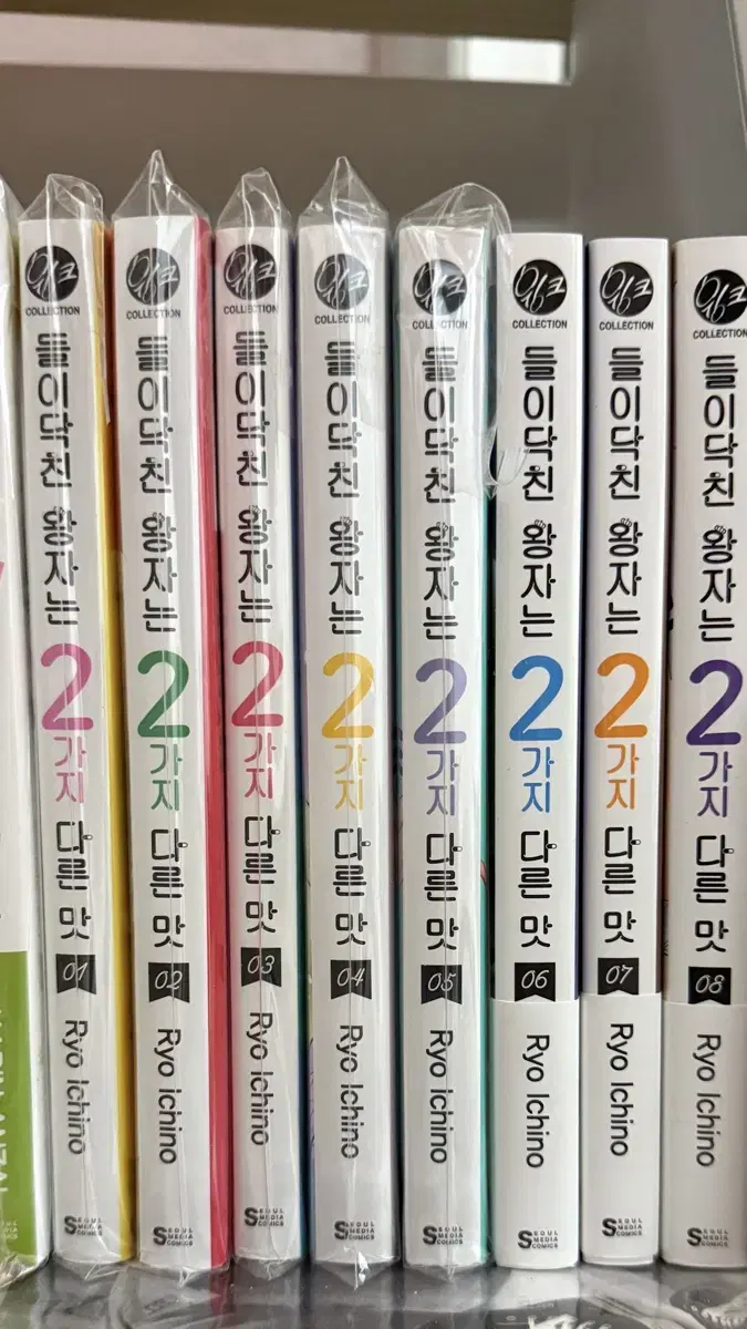 들이닥친 왕자는 2가지 다른 맛 순정만화 만화책 초판 전권 특전 포함