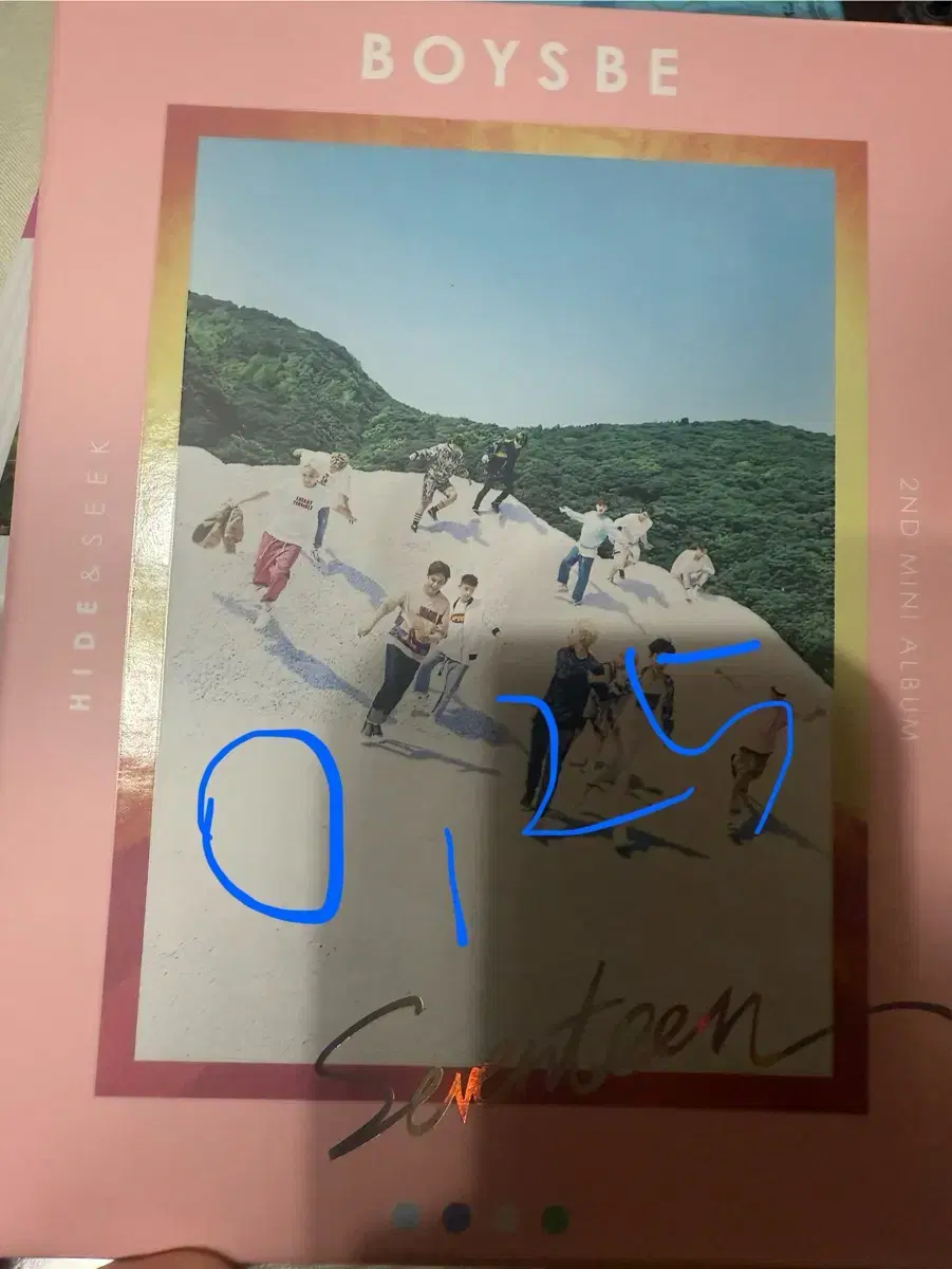 SEVENTEEN BOYS BE Unsealed Album
