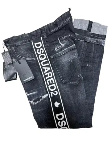 택 포함 새상품 DSQUARED2 디스퀘어드 런댄 사이드 로고
