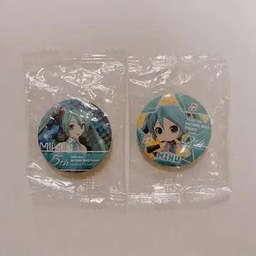 하츠네 미쿠 캔뱃지 조이폴리스 Project DIVA 5주년 레어 귀중