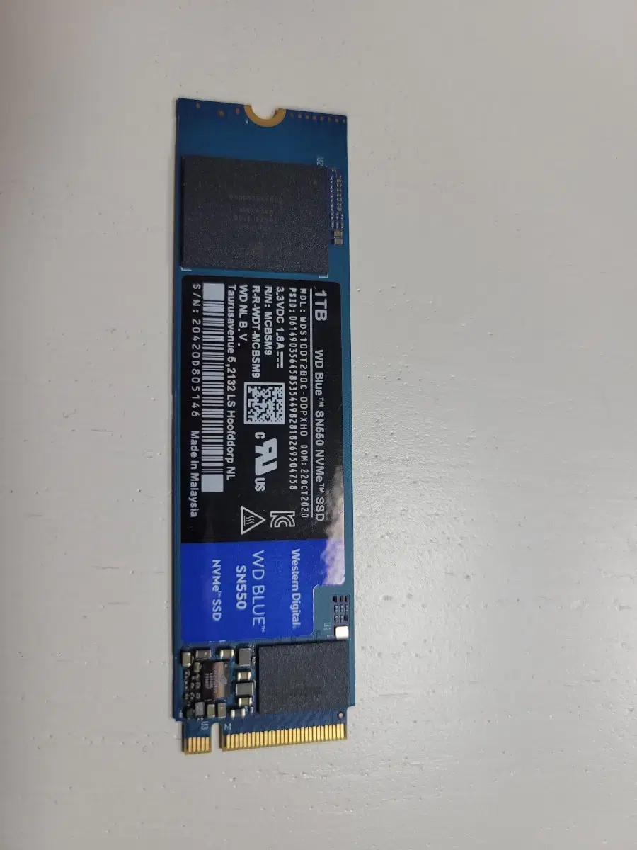1TB WD NWMe SSD