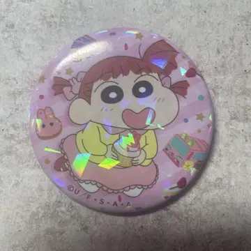 짱구는 못말려(크레용 신짱) 스위츠 파티 캔뱃지 유리(네네) 레어