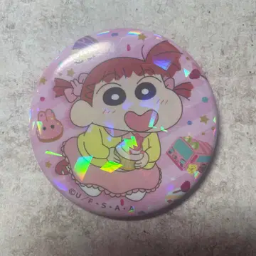 짱구는 못말려(크레용 신짱) 스위츠 파티 캔뱃지 유리(네네) 레어