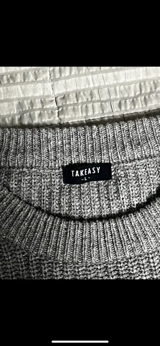 Take-e.ji Gray Knit L
