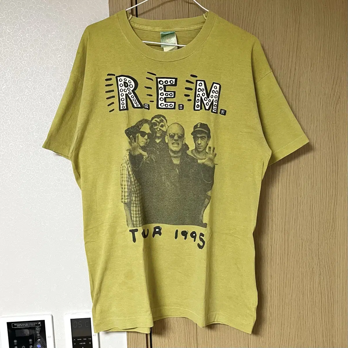 90s 빈티지 밴드티 반팔 티셔츠 / rem r.e.m. 알이엠