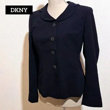 DKNY 다나 캐런 뉴욕 둥근 카라 자켓 블랙