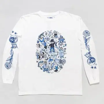 보리스 잡화점 완판 히구치 유코 롱T BLUE L
