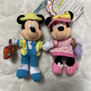 미키 미니 봉제 인형 봉제 인형 스트랩 배케파 휴가 패키지