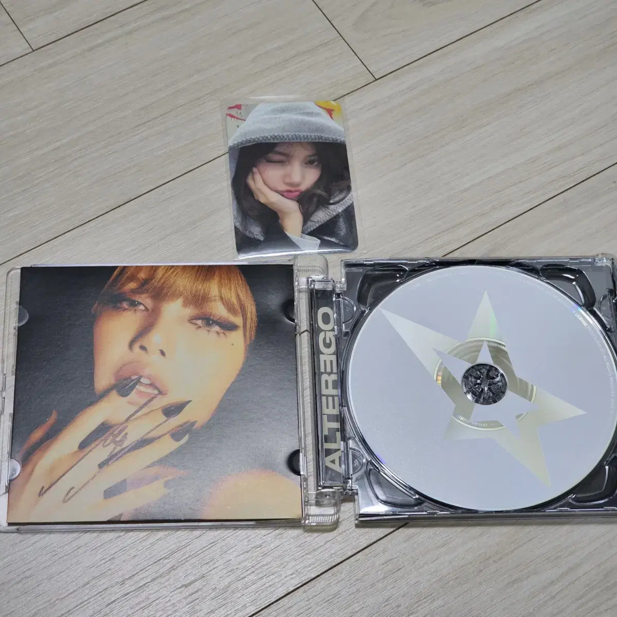 Black Pink lisa Sign album alter ego Dima Mu poca photocard Set