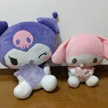 마이멜로디와 쿠로미 봉제 인형 세트