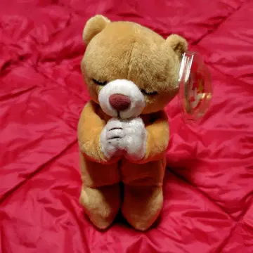 ty 봉제 인형 BEANIE BUDDY Hope 기도하는 곰 테디베어