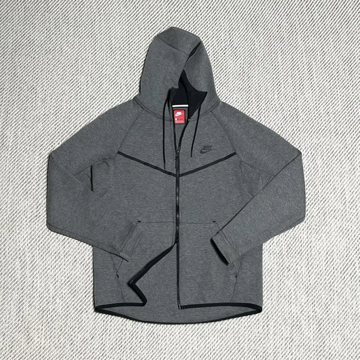 [ L ] Nike 나이키 테크팩 다크그레이 투웨이 후드집업 자켓