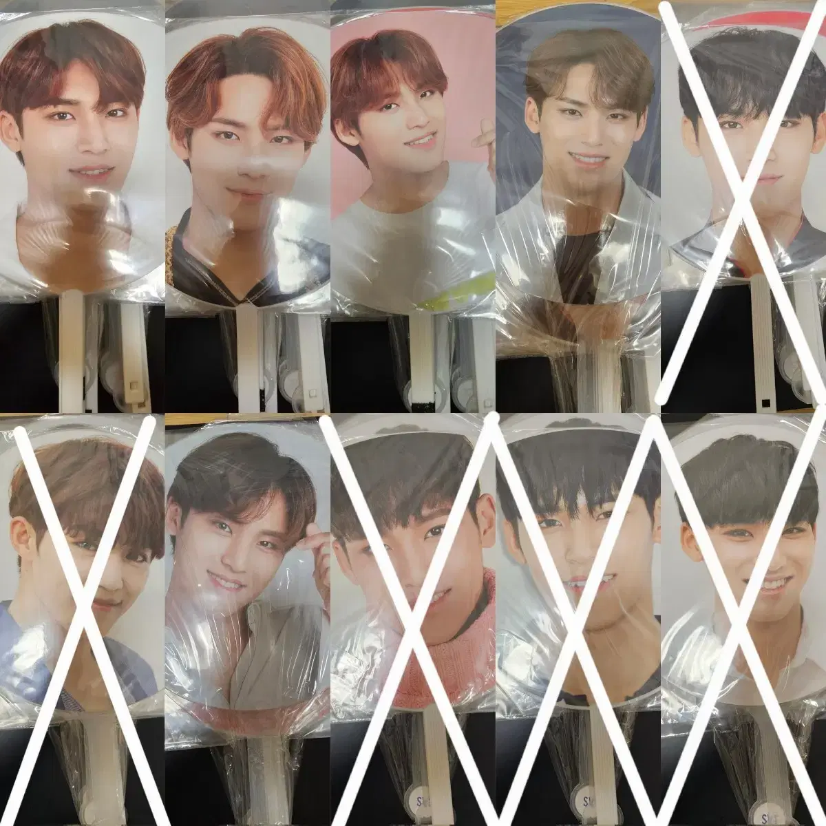 세븐틴 우치와 이미지피켓 판매