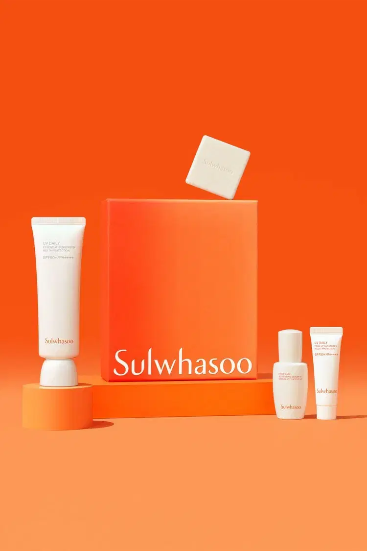 설화수 상백크림 톤업 선크림 50ml 기획세트