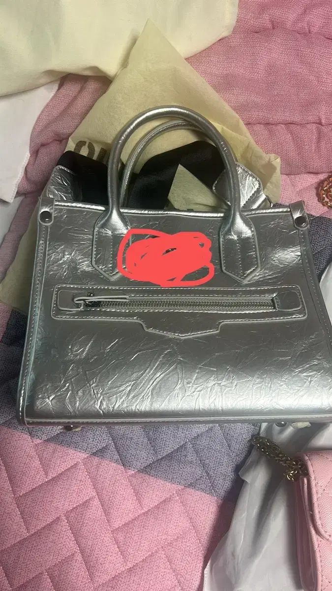 실버가방 새상품