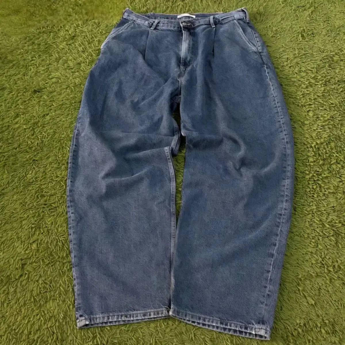 (34) 자라 남성 와이드 청바지