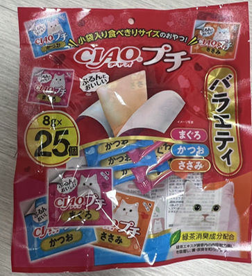 고양이 간식 이나바 챠오 쁘띠 25P