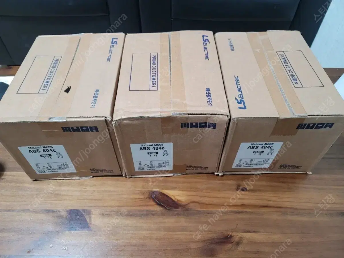 MCCB ABS 404c (400A) 22 새 상품 싸게 팝니다~