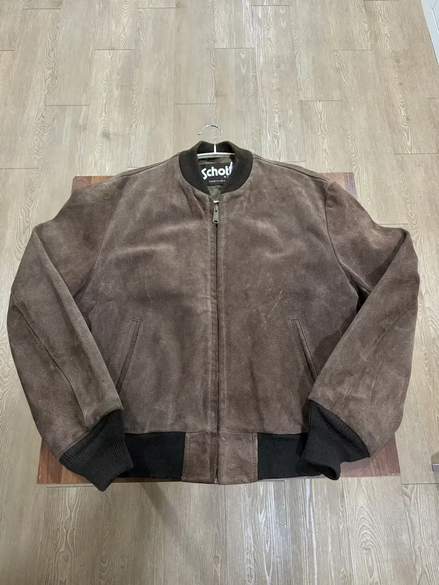 쇼트 스웨이드 자켓 42사이즈 L 100-105 made in usa