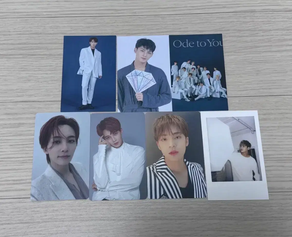 세븐틴 포카 7장 일괄 만원 민규 정한 짭폴라 트레카 hmv