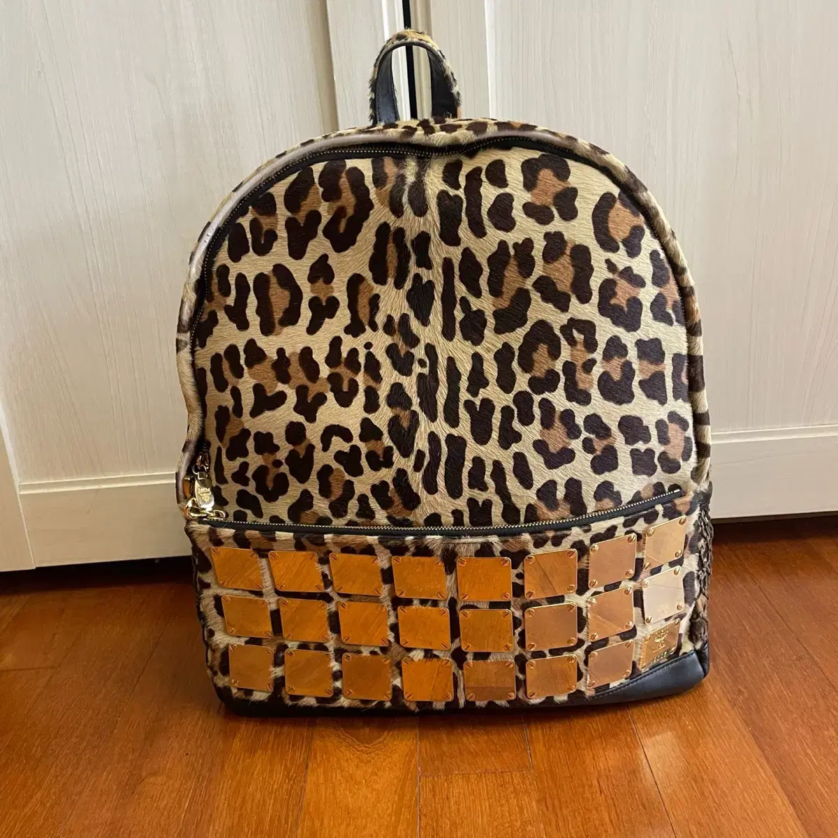 MCM x Fenomenon Leopard Backpack