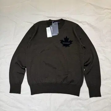 새상품 정품 DSQUARED2 디스퀘어드 D2 Leaf 니트 L