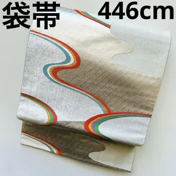 후쿠로 오비 유수 리쓰몬 색채가 좋은 자수 6통 U-3669