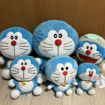 도라에몽 봉제 인형 세트 세키구치 6개 세트