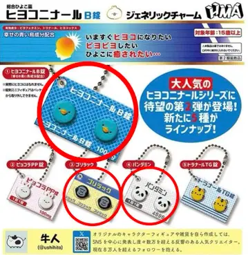 히요코니나르 B정 가챠 약 히요코 팬더 고릴라 정제 덕질 귀염둥이