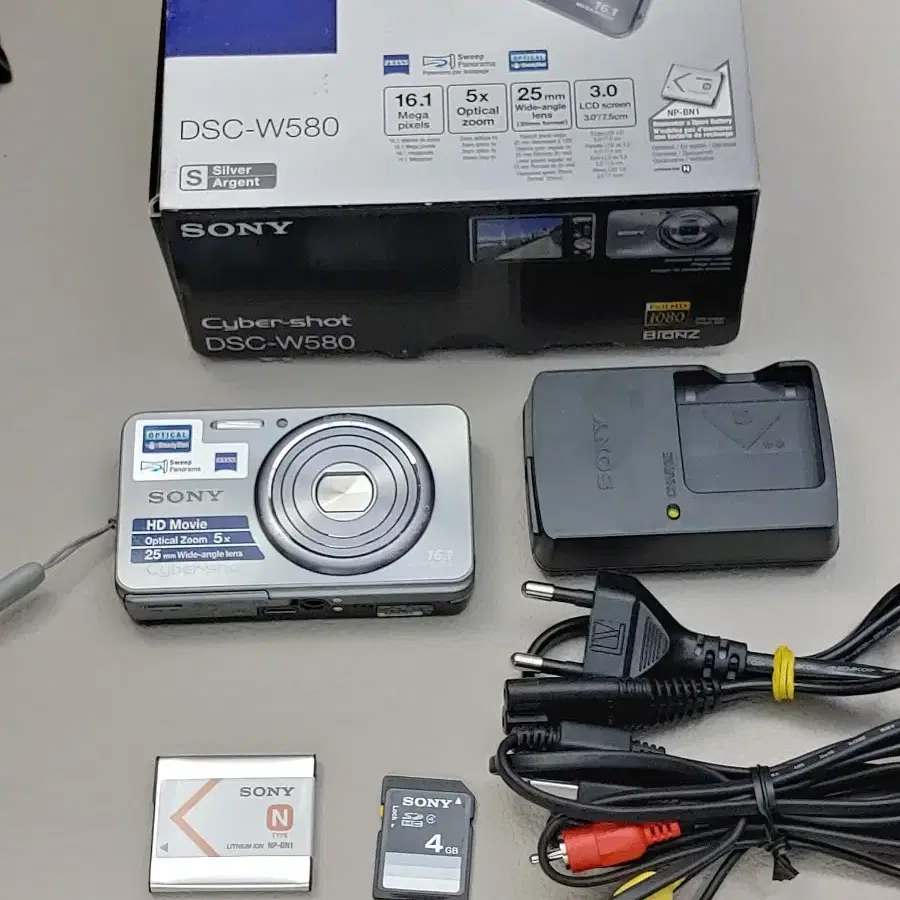 소니 사이버샷 DSC-W580 바로사용가능 여행디카
