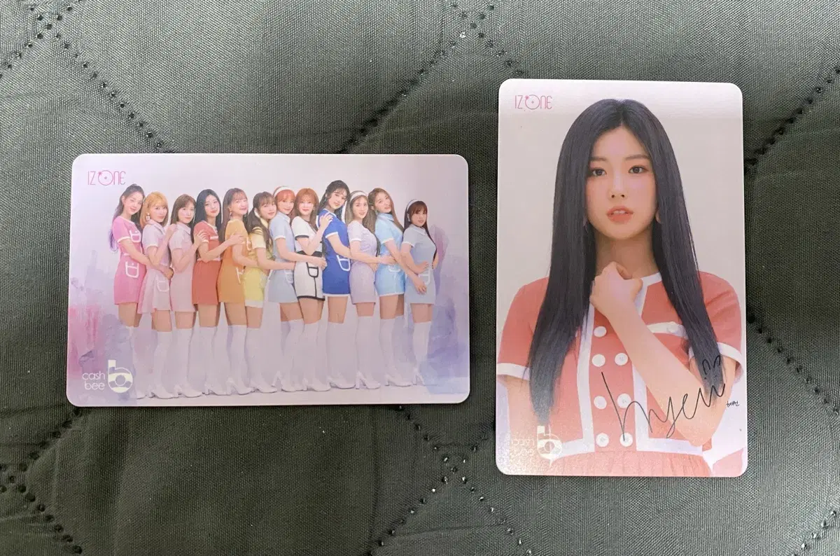 아이즈원, 강혜원 교통카드