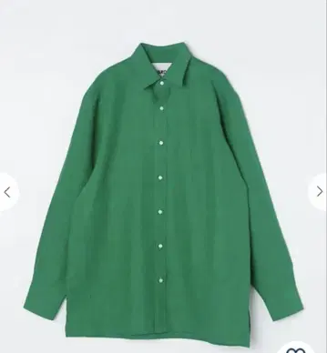 SHIPS WARDER의 린넨 셔츠 긴팔 그린 MIDIUM