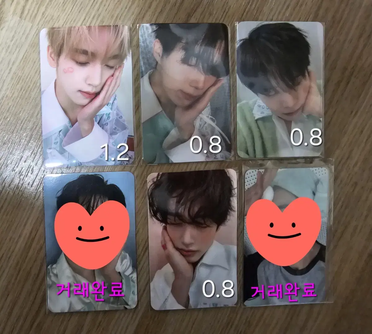 [가격인하] 제베원 5집 미공포&럭드, 팝업 포카