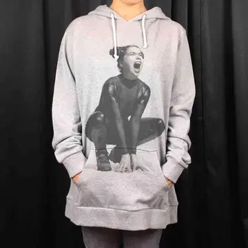 새상품 빅 프린트 비요크 비요크 외침 서양 POP 알타 가희 후드티