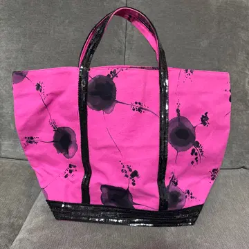 바네사 브루노 꽃무늬 핑크 토트백