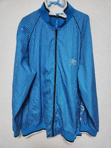 AKADEMIKS 아카데미 스트라이프 나일론 자켓 2XL