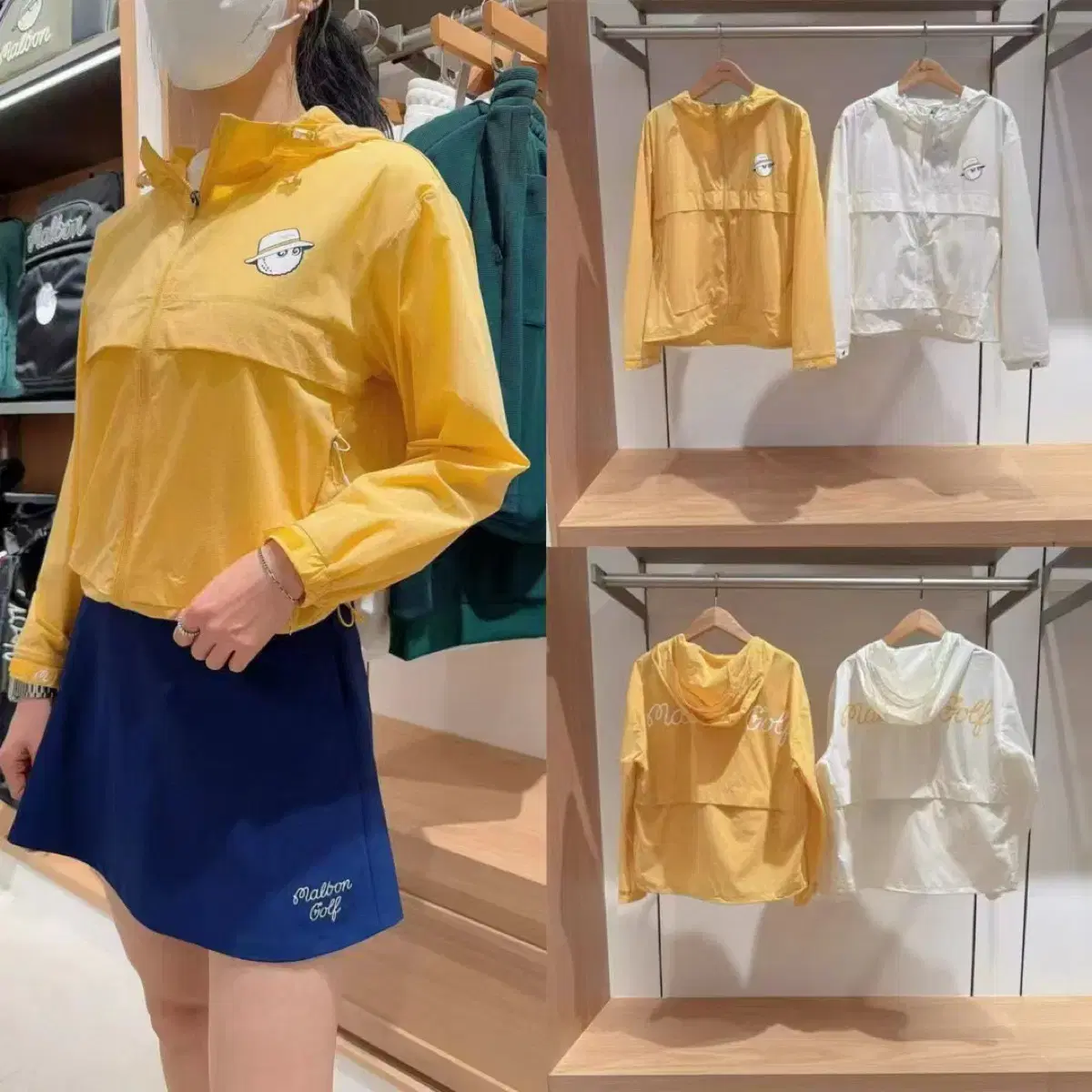 말본 여성골프웨어 바람막이 치마 세트 점퍼 골프복 의류