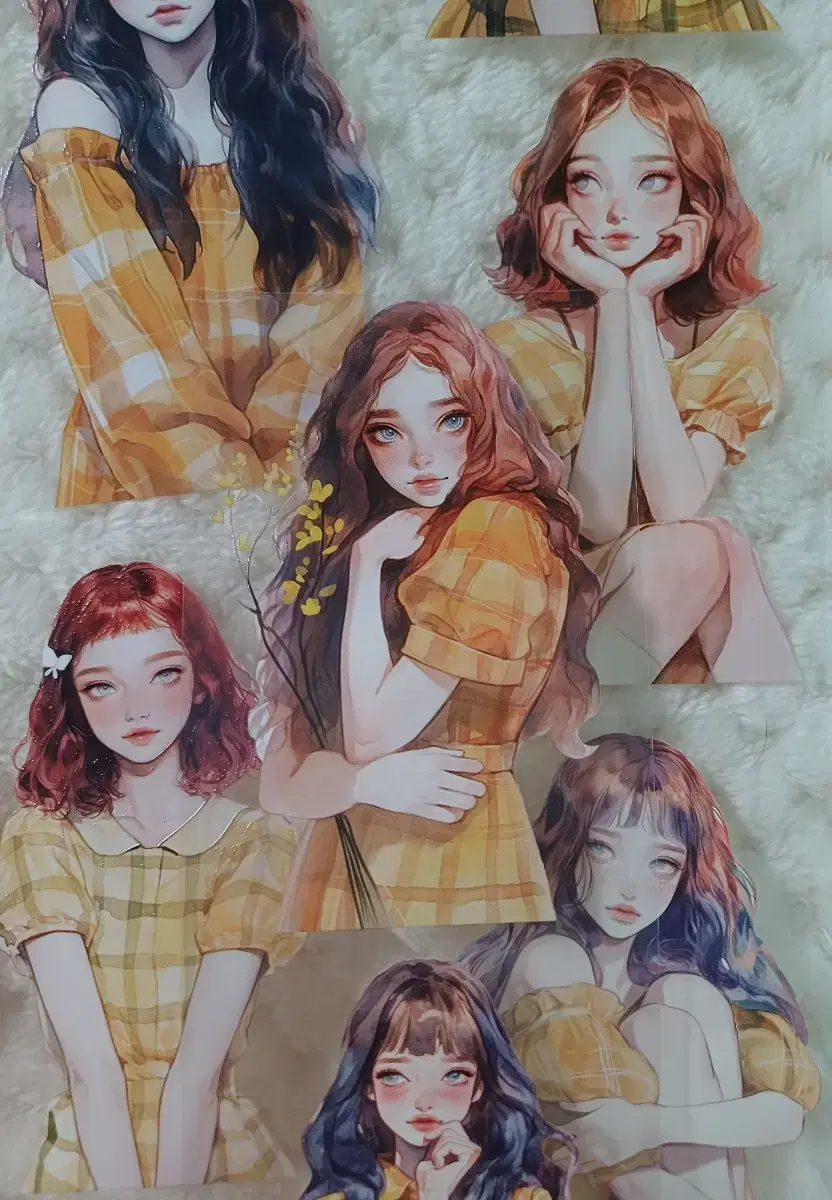 [우리의 시간] Blue Eyes Pet tape 3D 광택 마테컷