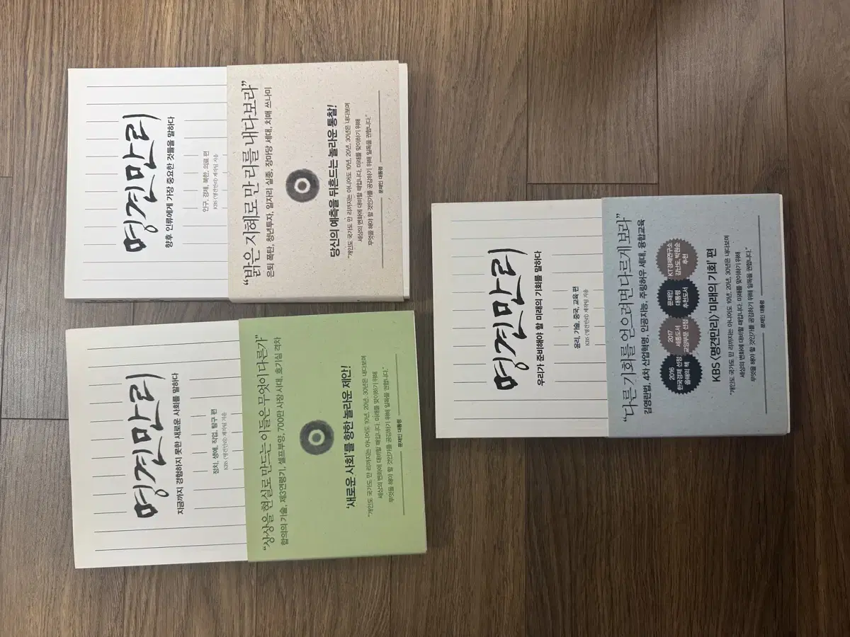 Three-volume set of Myung-gyeon Man-ri New Book
