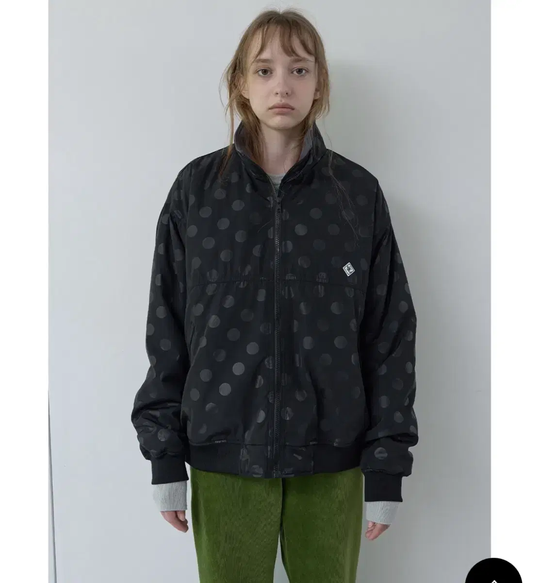 노컨텐츠 도트 점퍼 Dot winter jumper-Black