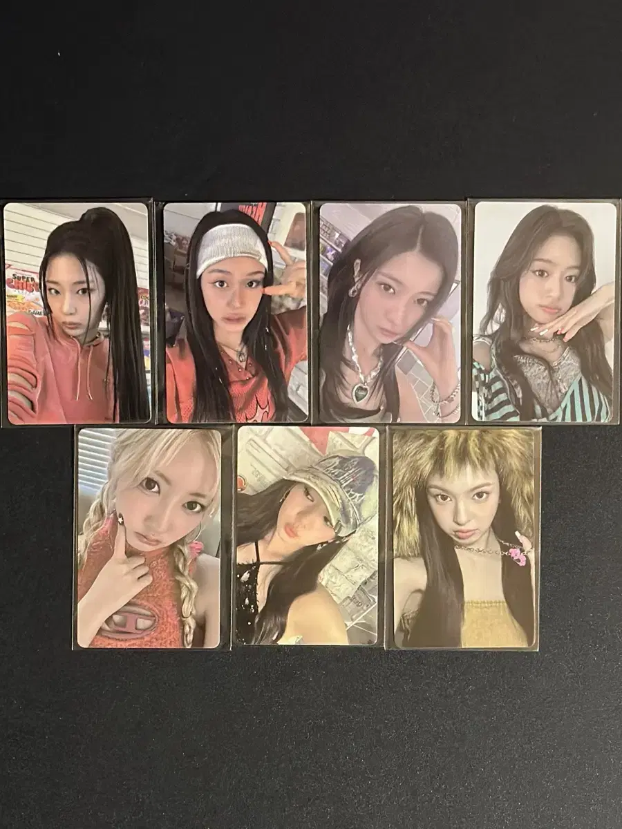 베이비몬스터 드립 팝업 특전 포카 세트 일괄 양도