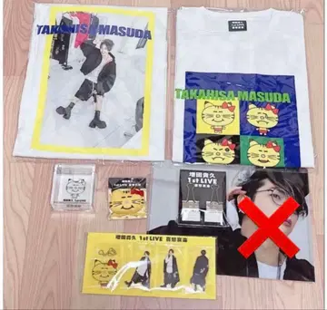 마스다 다카히사 1st 콘서트 희노애락 6개 세트 고양이 키링