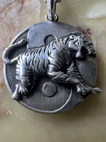 silver925 음양, 백호, 사신, 키헤이 코인 목걸이