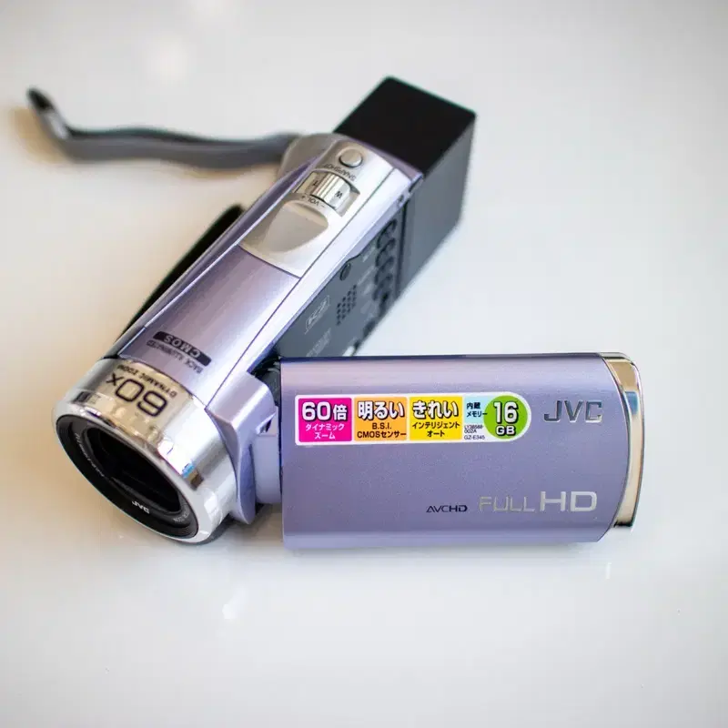 JVC Victor Everio GZ-E345-V バイオレット ビデオカメラ
